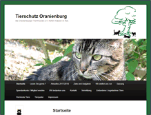 Tablet Screenshot of katzen-oranienburg.de